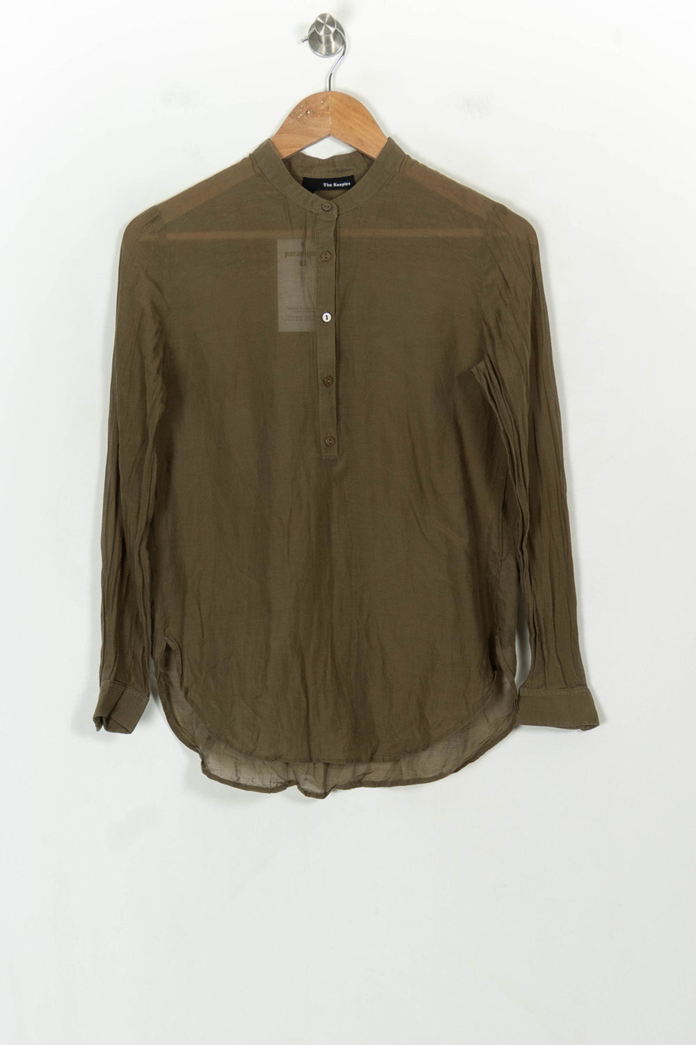Chemise Verte - Taille XS/34 de la marque The Kooples | PARAD118988 - Vendu par Paradigme - Image 2