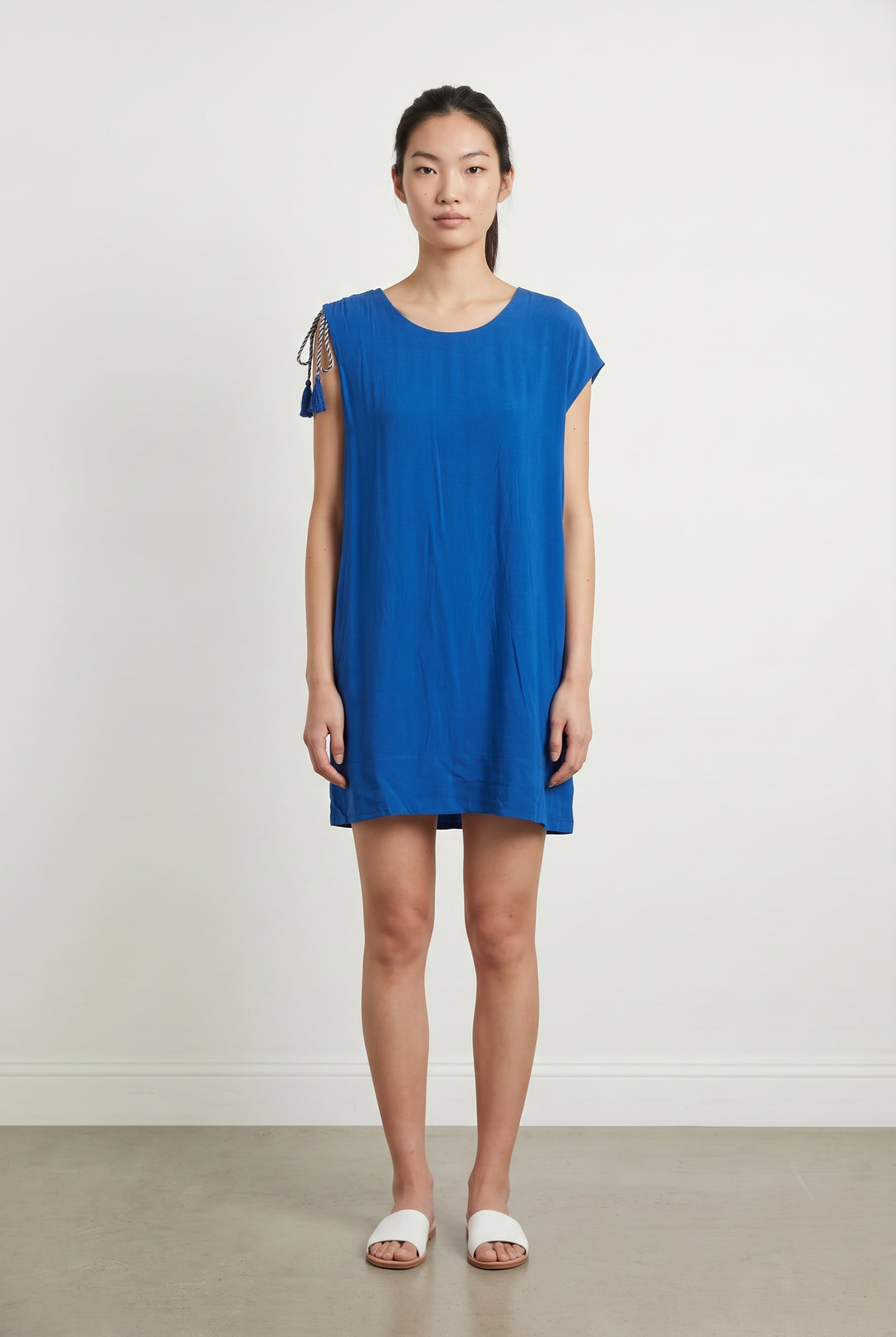Robe Droite Bleue - Taille M/38 de la marque Comptoir des Cotonniers | PARAD118991 - Vendu par Paradigme - Image 1