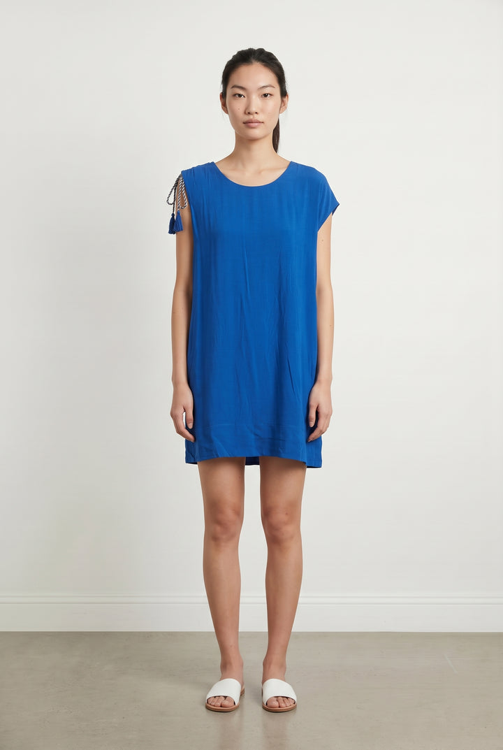Robe Droite Bleue - Taille M/38 de la marque Comptoir des Cotonniers | PARAD118991 - Vendu par Paradigme - Image 1