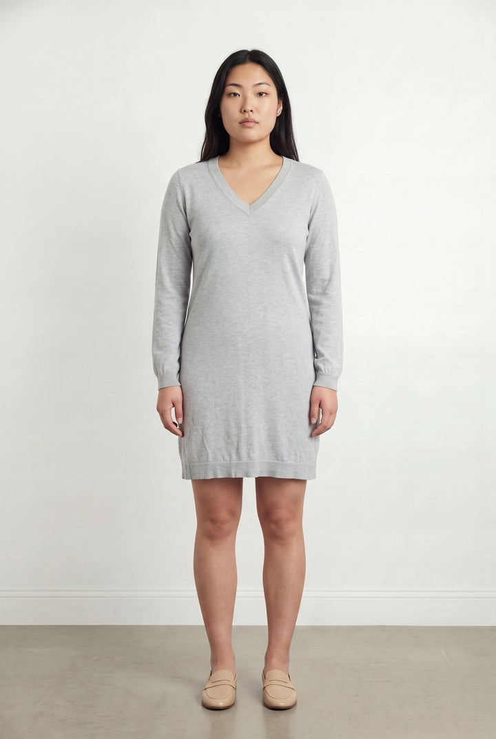 Robe Pull Grise - Taille L/40 de la marque Karl Marc John | PARAD118992 - Vendu par Paradigme - Image 1