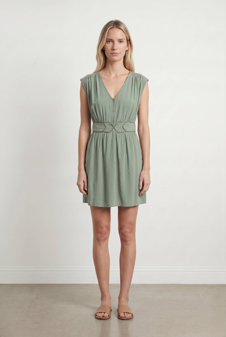 Robe Courte Verte - Taille S/36 de la marque Louizon | PARAD118998 - Vendu par Paradigme - Image 1