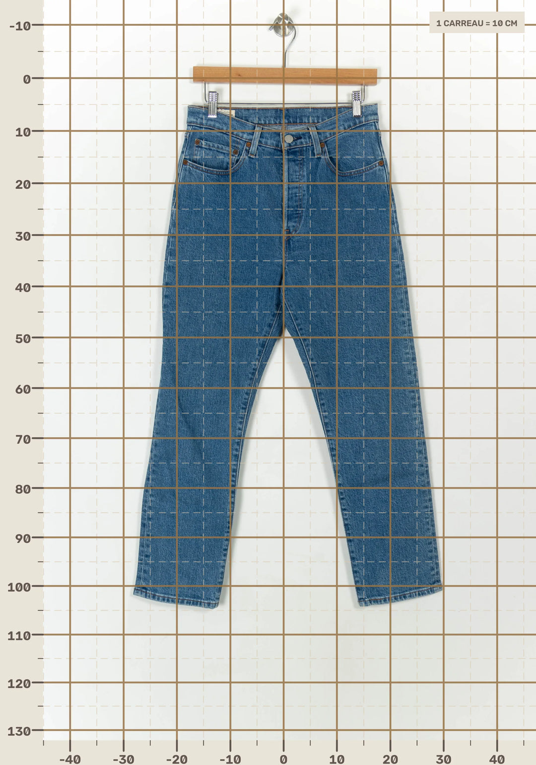 Jean Slim Bleu - Taille M/38 de la marque Levi&