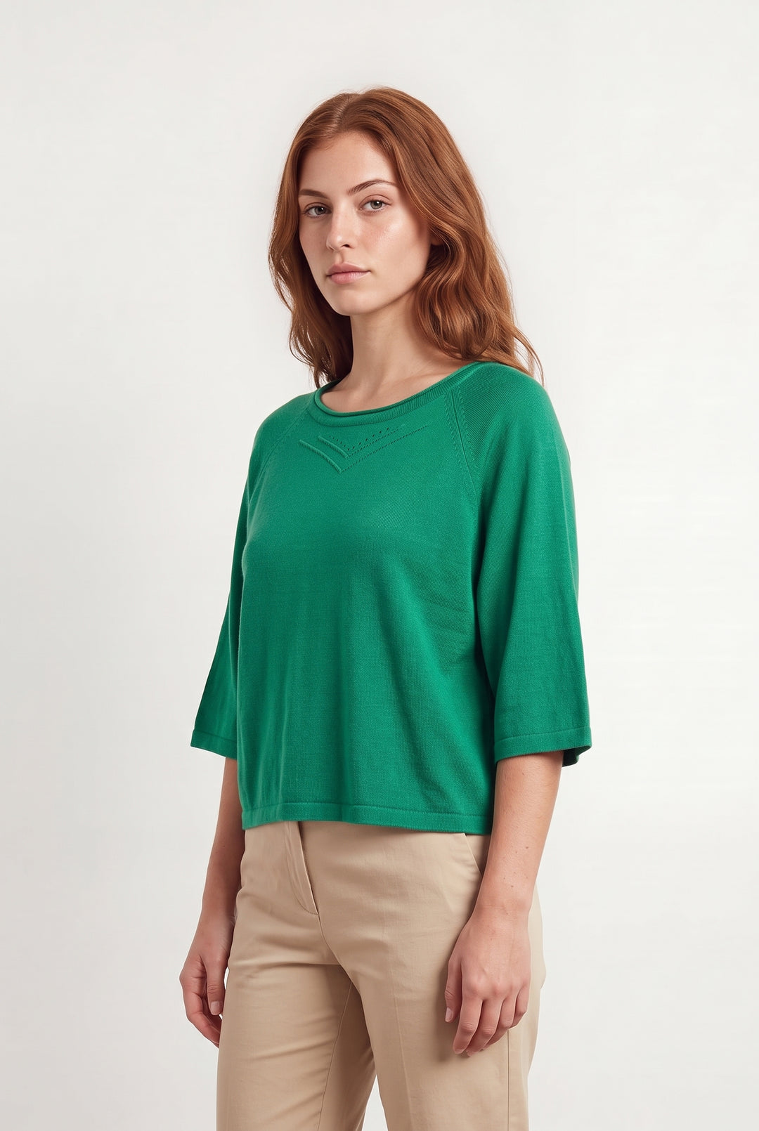 Blouse Verte - Taille S/36 de la marque La Fée Maraboutée | PARAD119000 - Vendu par Paradigme - Image 1