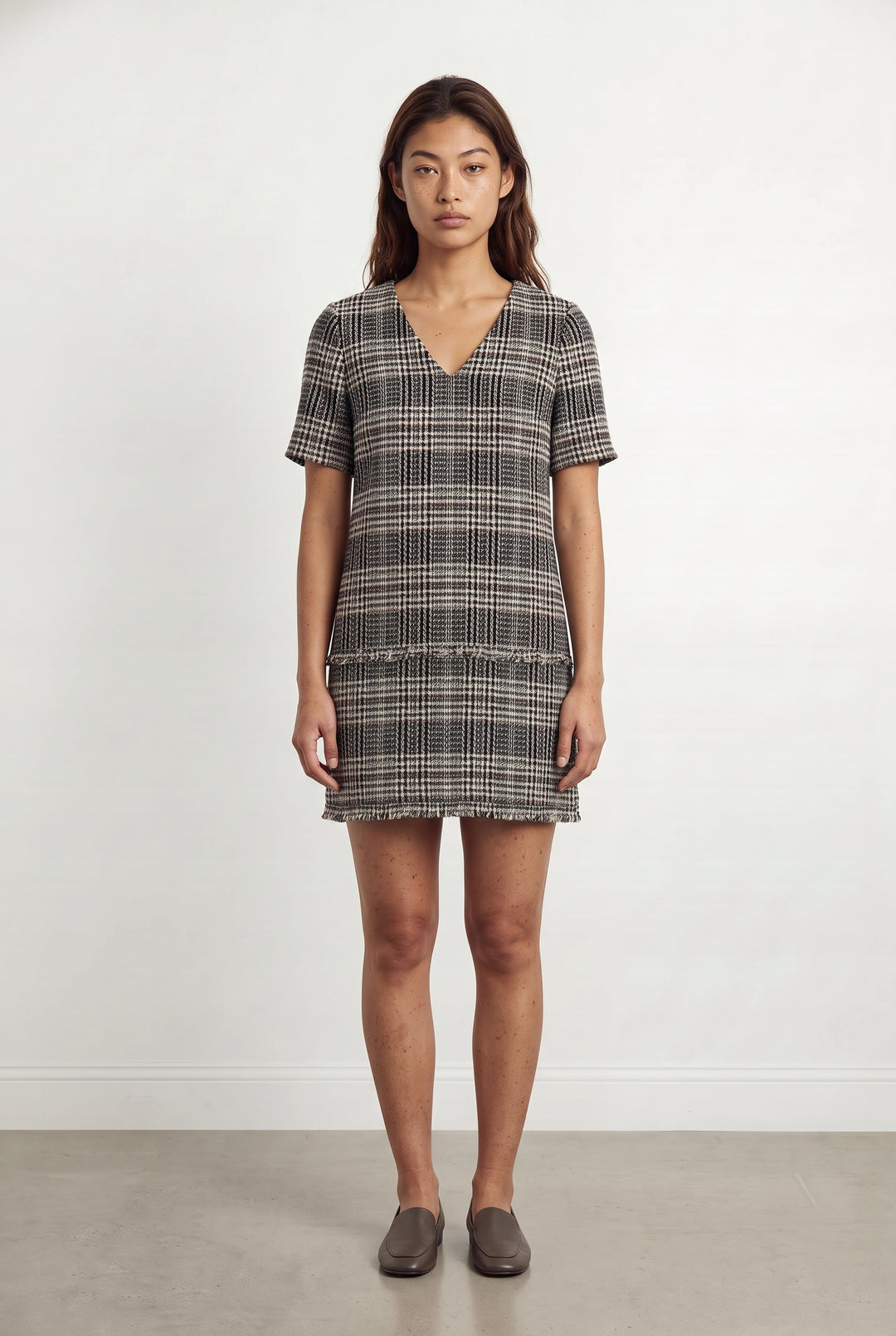 Robe Courte Noire et Blanche - Taille M/38 de la marque Claudie Pierlot | PARAD119002 - Vendu par Paradigme - Image 1
