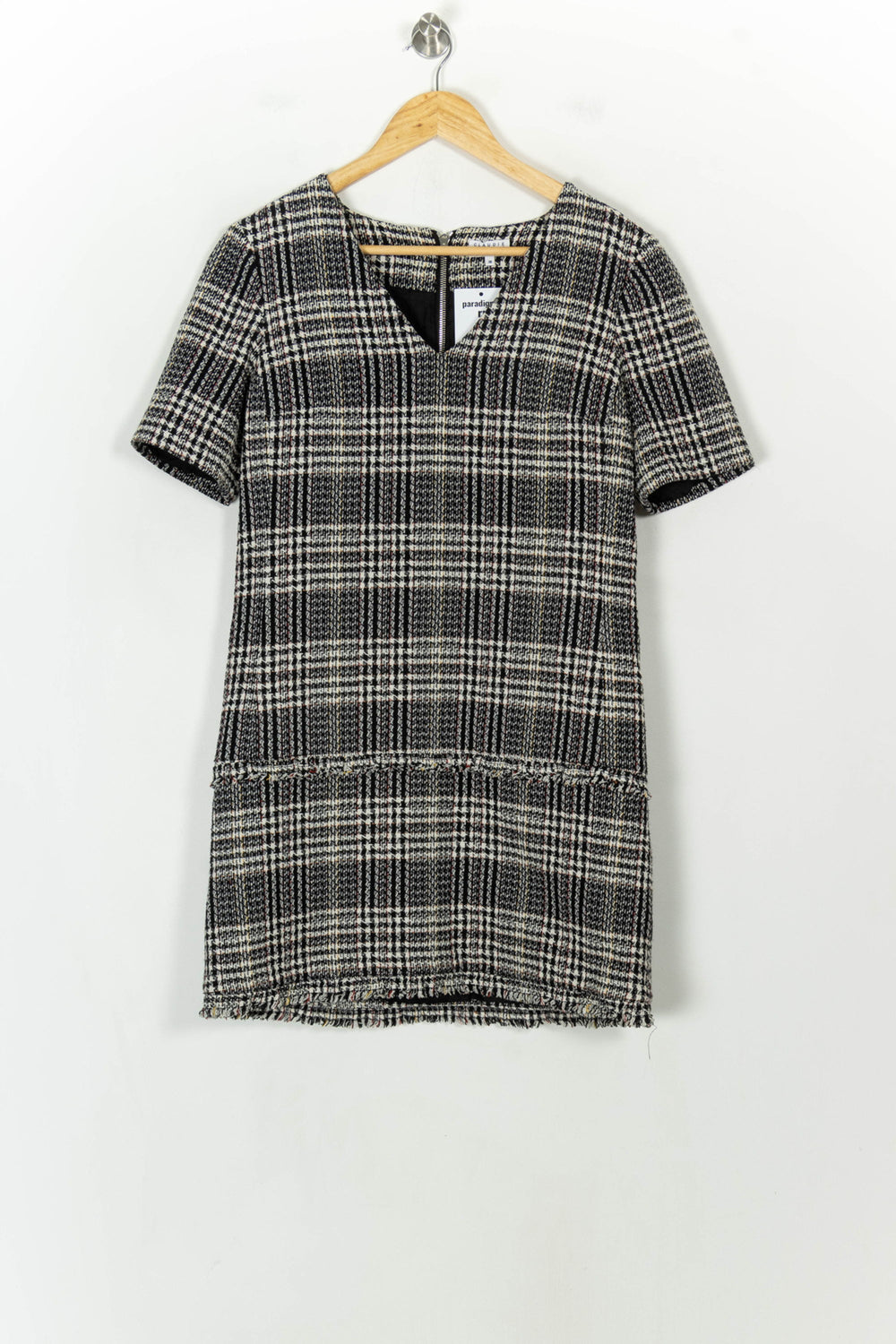 Robe Courte Noire et Blanche - Taille M/38 de la marque Claudie Pierlot | PARAD119002 - Vendu par Paradigme - Image 2