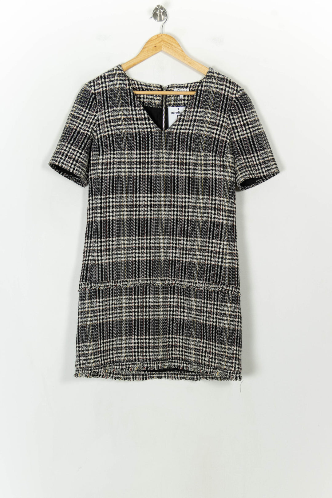 Robe Courte Noire et Blanche - Taille M/38 de la marque Claudie Pierlot | PARAD119002 - Vendu par Paradigme - Image 2