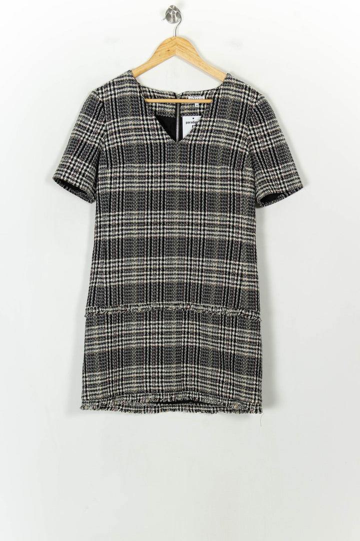 Robe Courte Noire et Blanche - Taille M/38 de la marque Claudie Pierlot | PARAD119002 - Vendu par Paradigme - Image 2