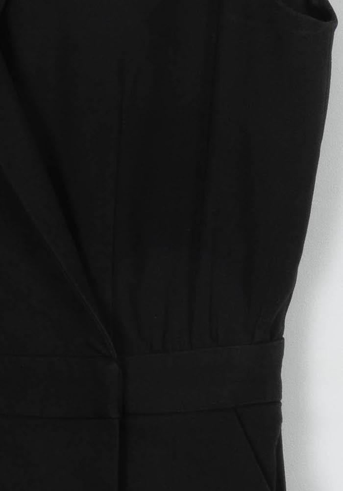 Robe Tailleur Noire - Taille M/38 de la marque ZAPA | PARAD119003 - Vendu par Paradigme - Image 3