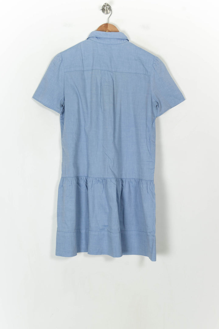 Robe Chemise Bleue - Taille L/40 de la marque Vanessa Bruno - Athé | PARAD119004 - Vendu par Paradigme - Image 5