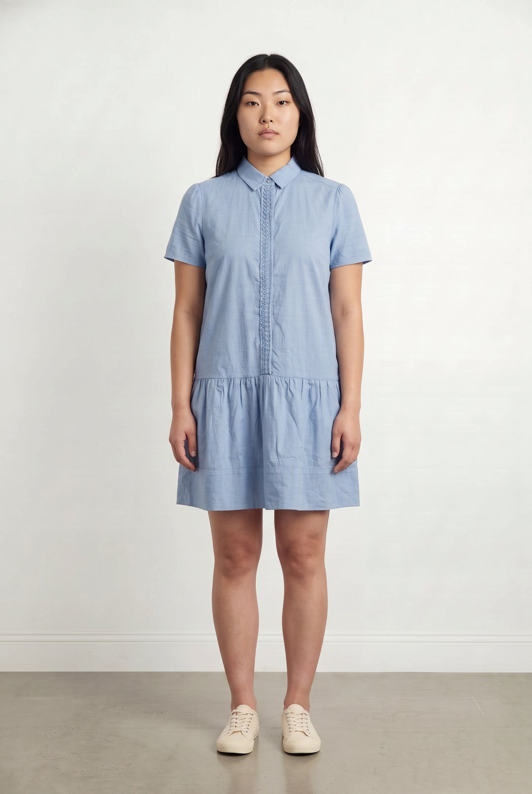 Robe Chemise Bleue - Taille L/40 de la marque Vanessa Bruno - Athé | PARAD119004 - Vendu par Paradigme - Image 1