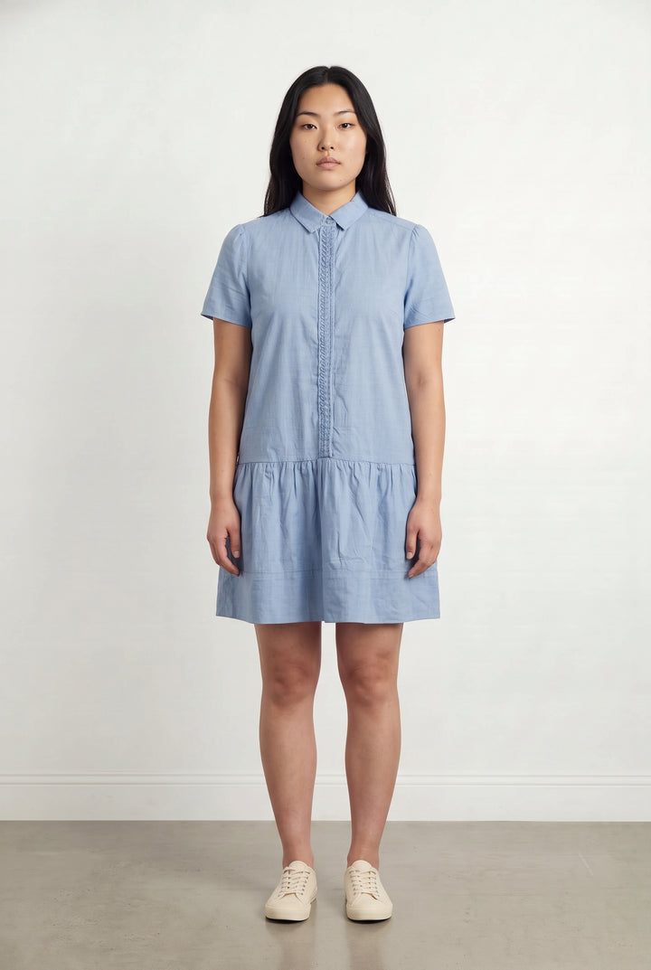 Robe Chemise Bleue - Taille L/40 de la marque Vanessa Bruno - Athé | PARAD119004 - Vendu par Paradigme - Image 1