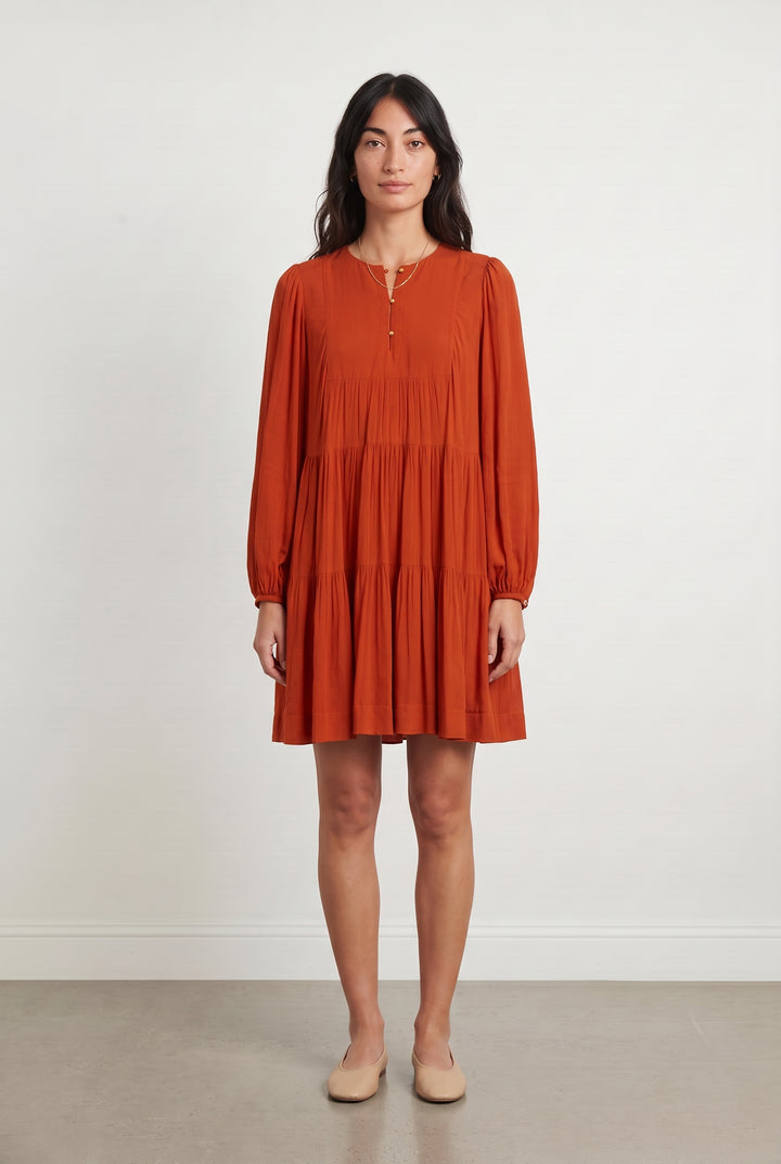 Robe Courte Orange - Taille M/38 de la marque Vanessa Bruno | PARAD119005 - Vendu par Paradigme - Image 1