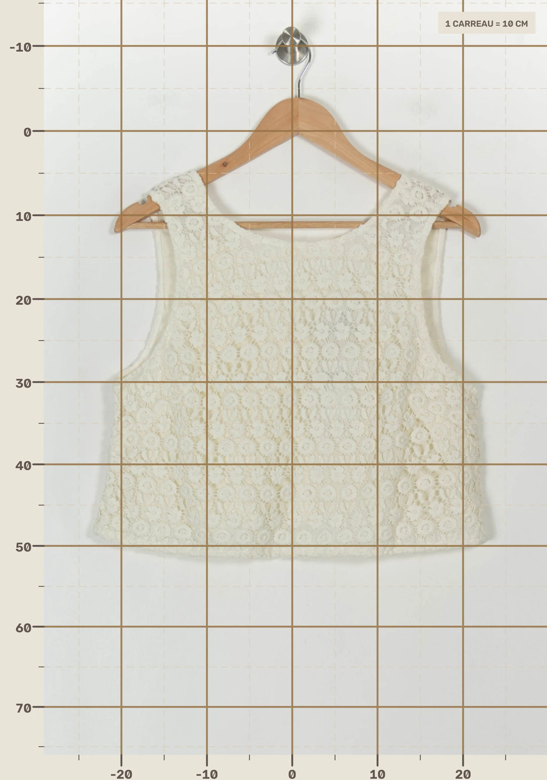 Débardeur Blanc - Taille S/36 de la marque Rosaé Paris | PARAD119006 - Vendu par Paradigme - Image 4