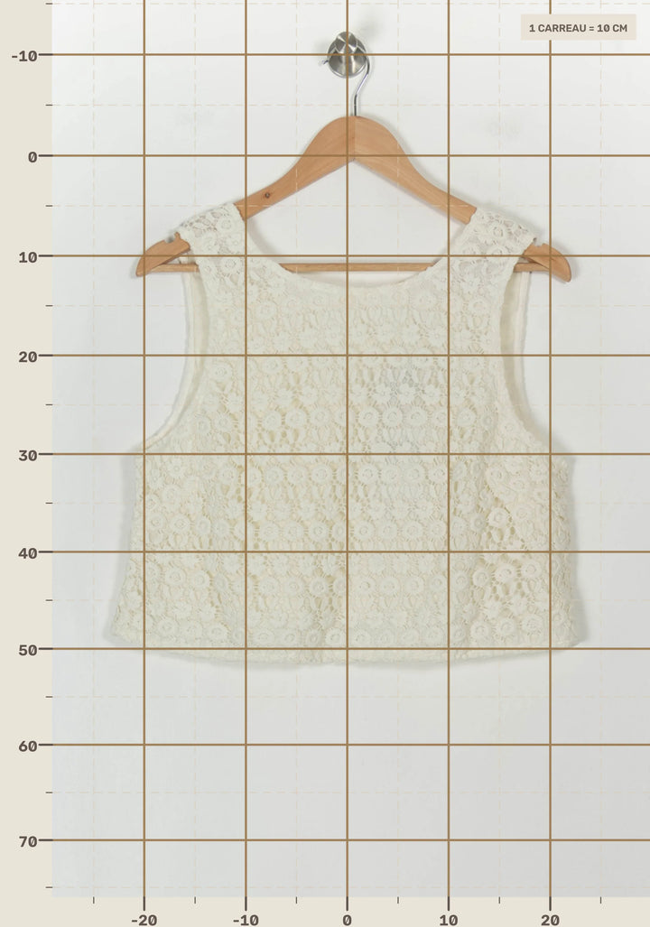 Débardeur Blanc - Taille S/36 de la marque Rosaé Paris | PARAD119006 - Vendu par Paradigme - Image 4