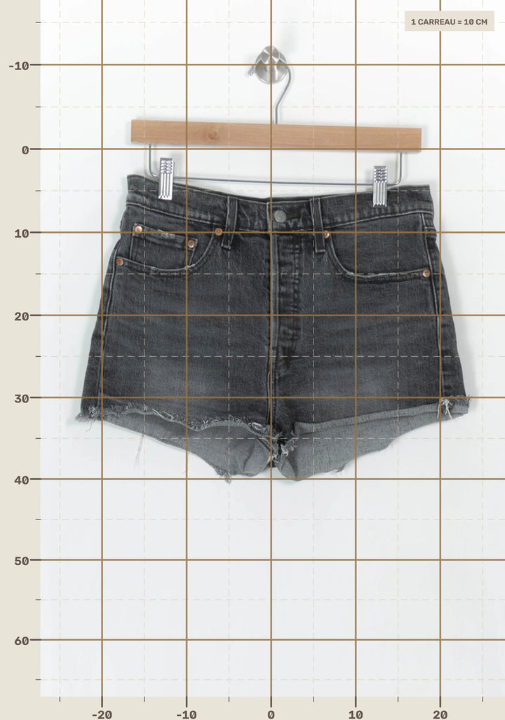 Short en Jean Gris - Taille S/36 de la marque Levi&