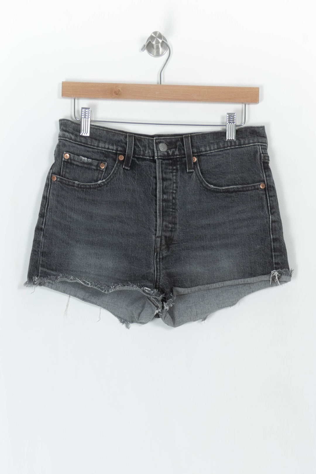 Short en Jean Gris - Taille S/36 de la marque Levi&