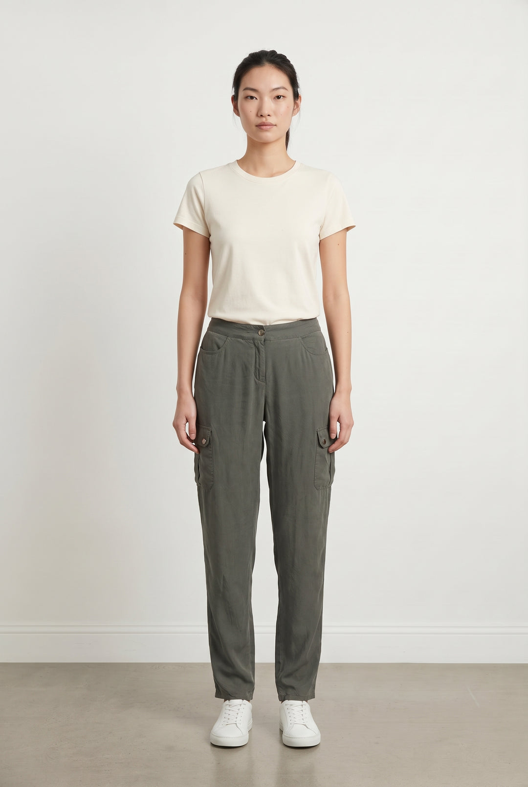 Pantalon Cargo Vert - Taille M/38 de la marque ZAPA | PARAD119010 - Vendu par Paradigme - Image 1