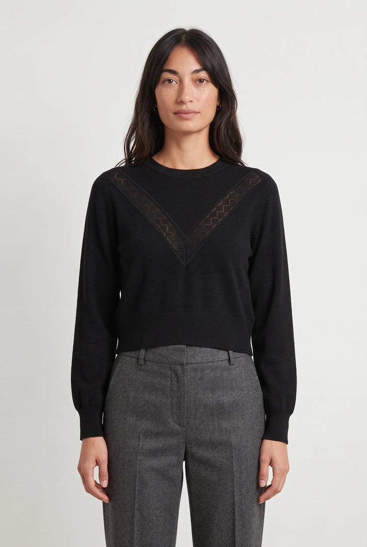 Pull Noir - Taille M/38 de la marque ZAPA | PARAD119012 - Vendu par Paradigme - Image 1