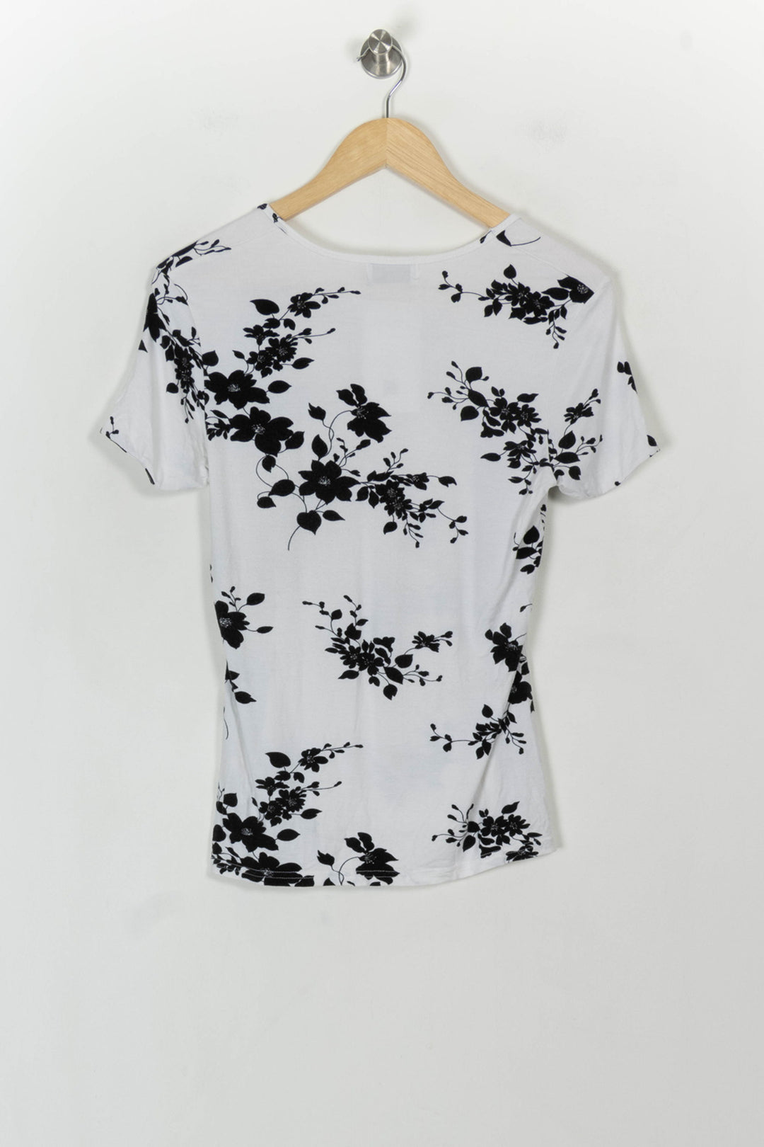 Tee-shirt Blanc et Noir - Taille L/40 de la marque Caroll | PARAD119023 - Vendu par Paradigme - Image 5