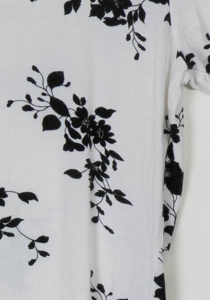 Tee-shirt Blanc et Noir - Taille L/40 de la marque Caroll | PARAD119023 - Vendu par Paradigme - Image 3