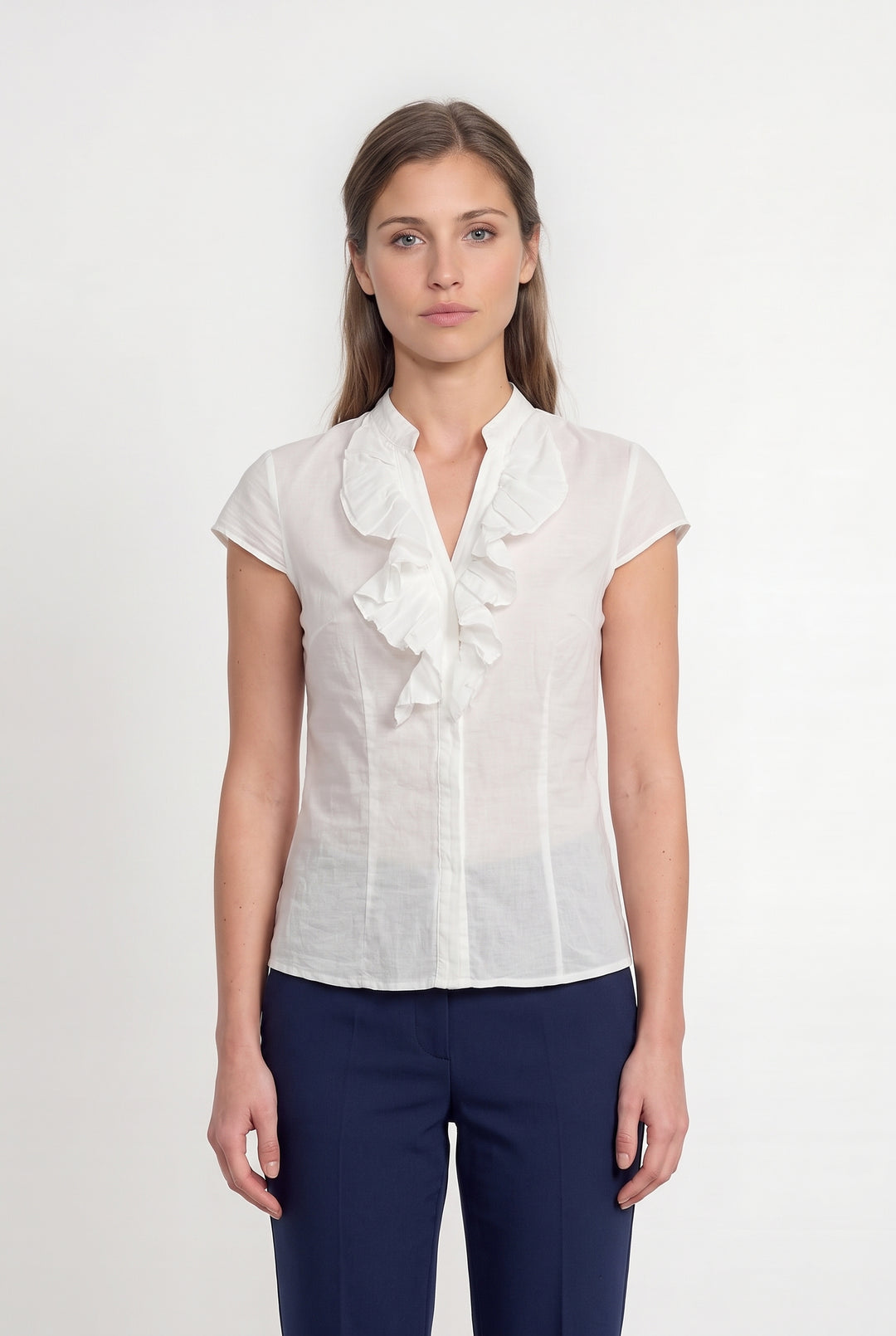 Blouse Blanche - Taille M/38 de la marque Caroll | PARAD119025 - Vendu par Paradigme - Image 1