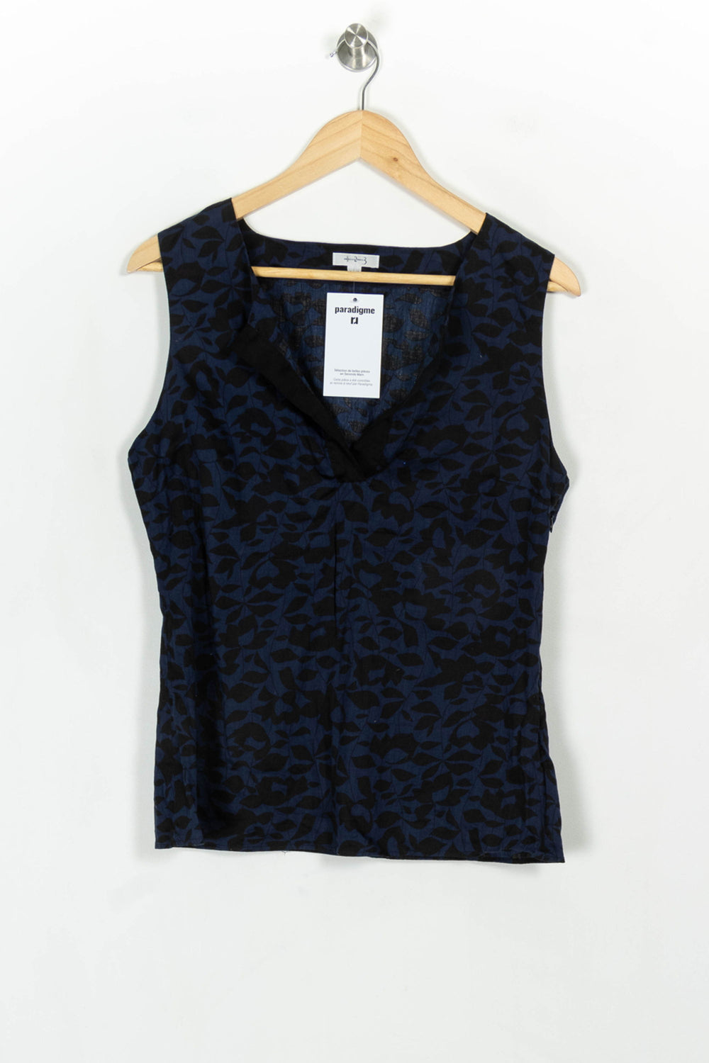 Débardeur Bleu et Noir - Taille XL/42 de la marque Maison 123 | PARAD119027 - Vendu par Paradigme - Image 2