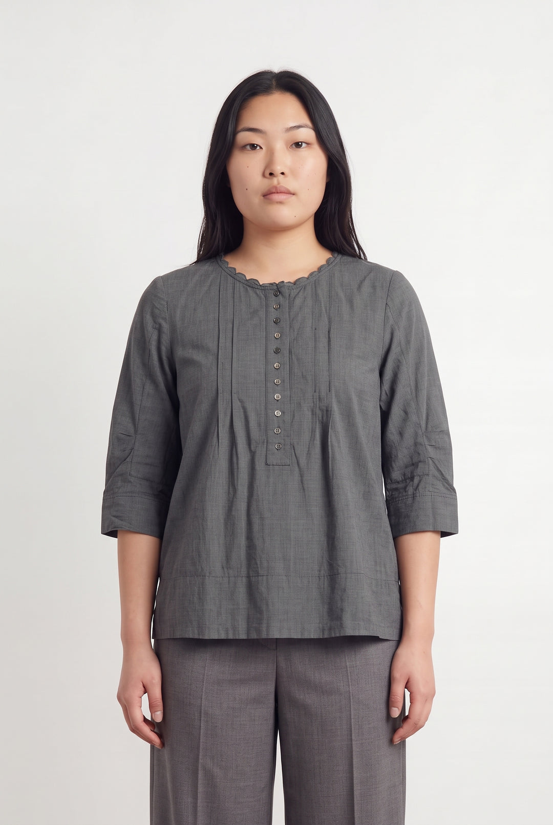 Blouse Grise - Taille L/40 de la marque Comptoir des Cotonniers | PARAD119032 - Vendu par Paradigme - Image 1