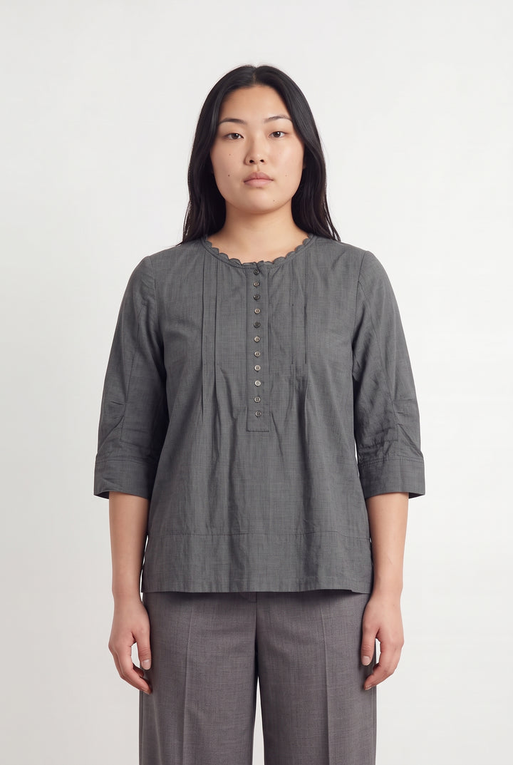 Blouse Grise - Taille L/40 de la marque Comptoir des Cotonniers | PARAD119032 - Vendu par Paradigme - Image 1