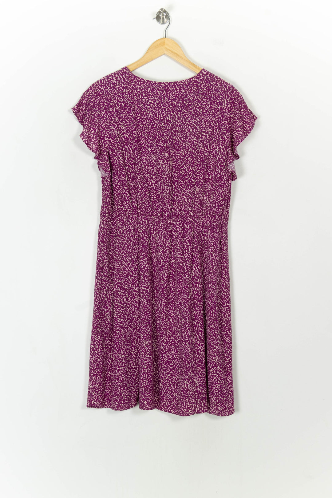 Robe Courte Violette et Blanche - Taille XL/42 de la marque Maison 123 | PARAD119034 - Vendu par Paradigme - Image 5