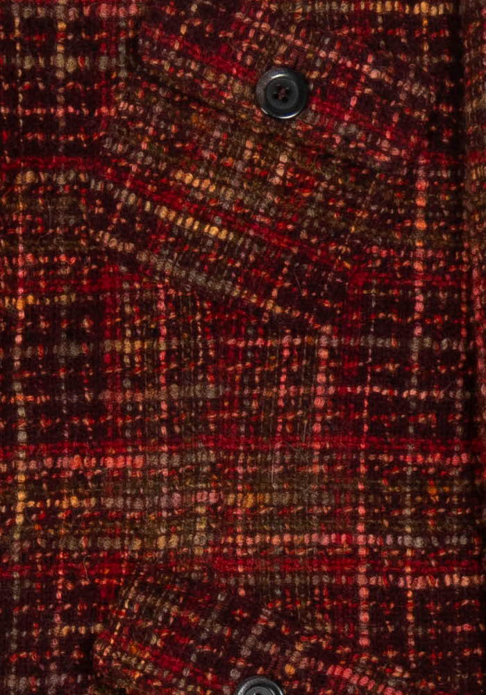 Veste Rouge et Marron - Taille L/40 de la marque ZAPA | PARAD119035 - Vendu par Paradigme - Image 3