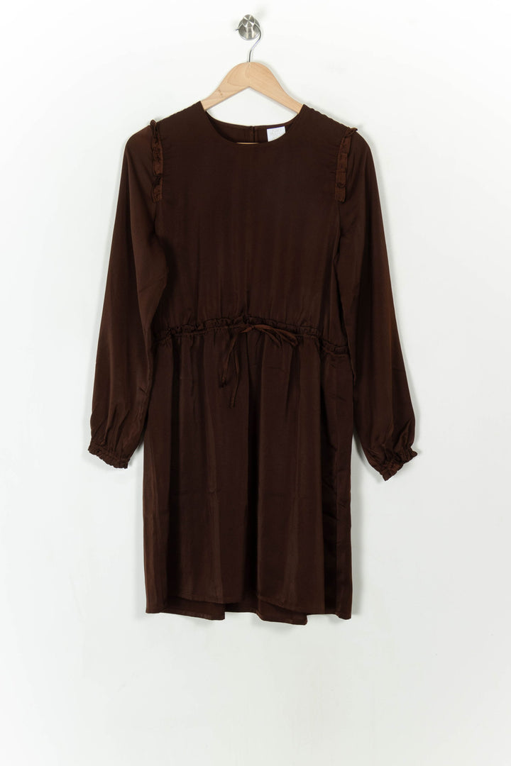 Robe Courte Marron - Taille L/40 de la marque Karl Marc John | PARAD119036 - Vendu par Paradigme - Image 2