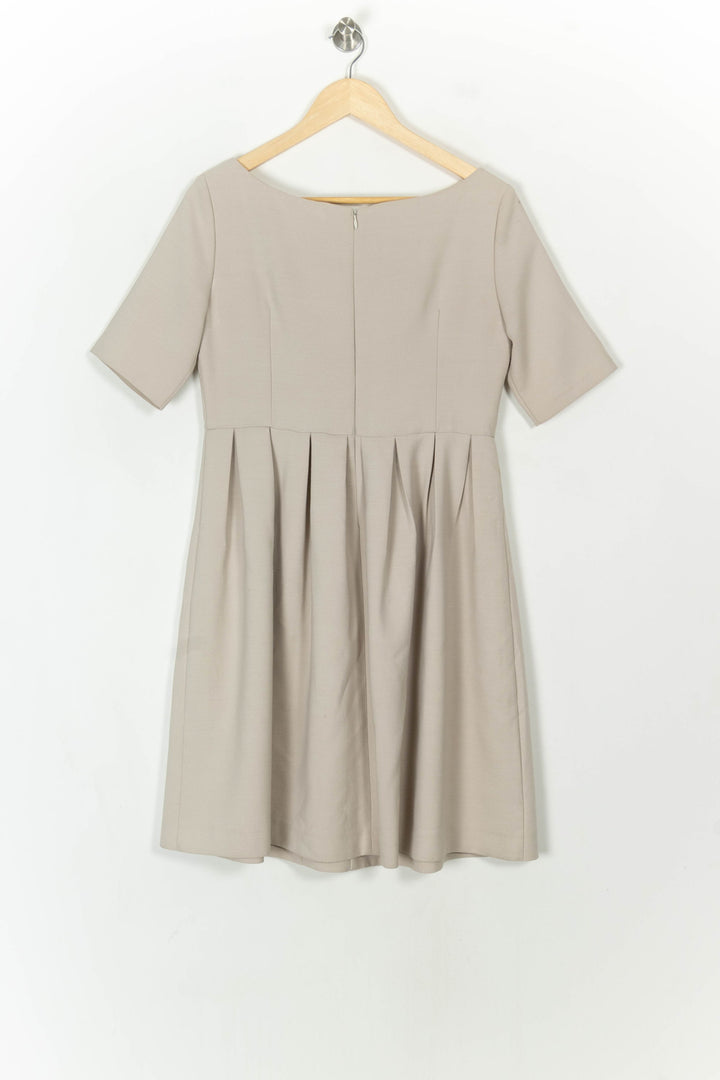 Robe Courte Beige - Taille XL/42 de la marque Tara Jarmon | PARAD119038 - Vendu par Paradigme - Image 5