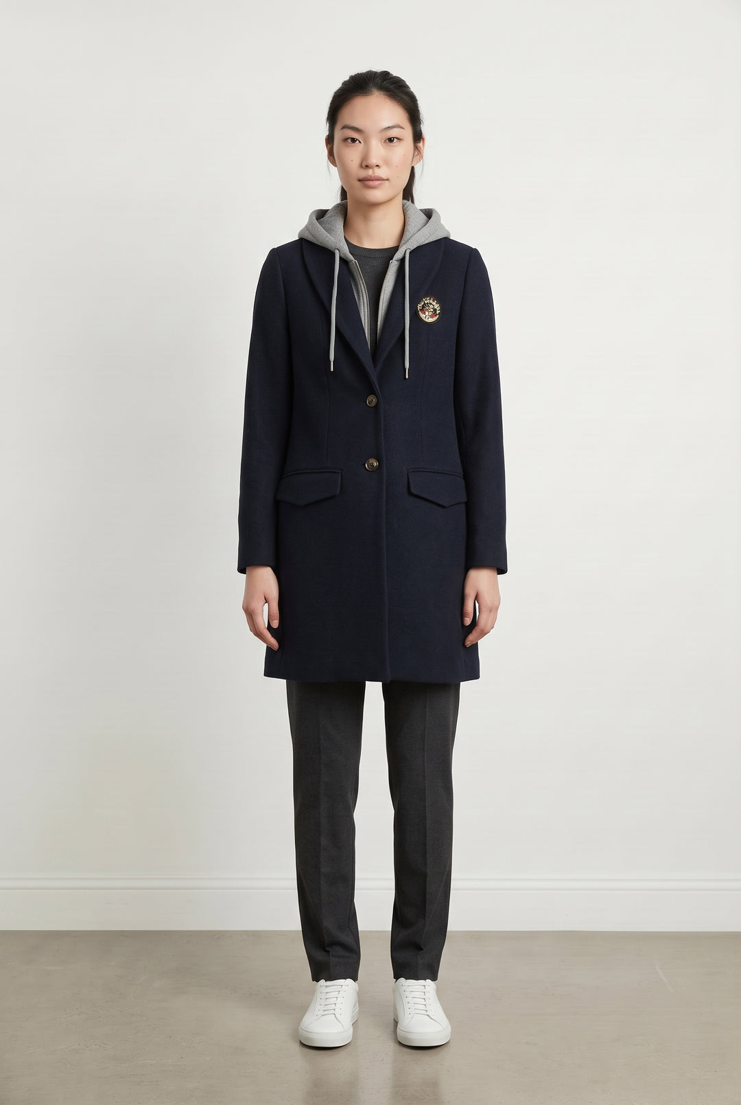 Manteau Bleu et Gris - Taille M/38 de la marque I.Code | PARAD119042 - Vendu par Paradigme - Image 1