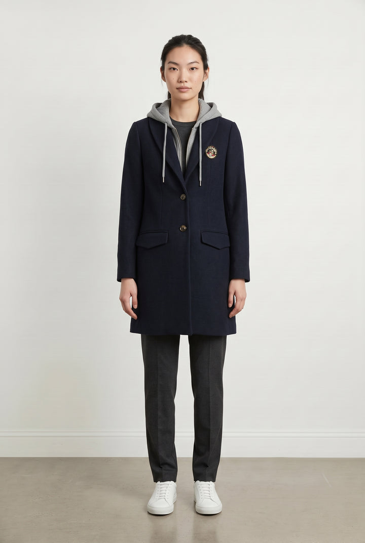 Manteau Bleu et Gris - Taille M/38 de la marque I.Code | PARAD119042 - Vendu par Paradigme - Image 1