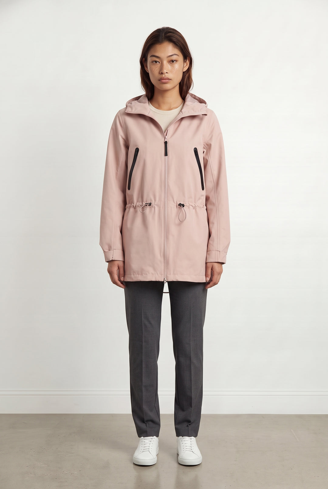 Parka Mi-longue Rose - Taille M/38 de la marque Aigle | PARAD119045 - Vendu par Paradigme - Image 1
