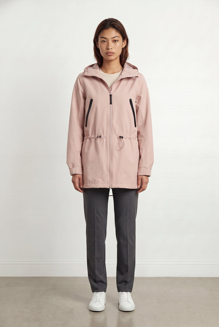 Parka Mi-longue Rose - Taille M/38 de la marque Aigle | PARAD119045 - Vendu par Paradigme - Image 1