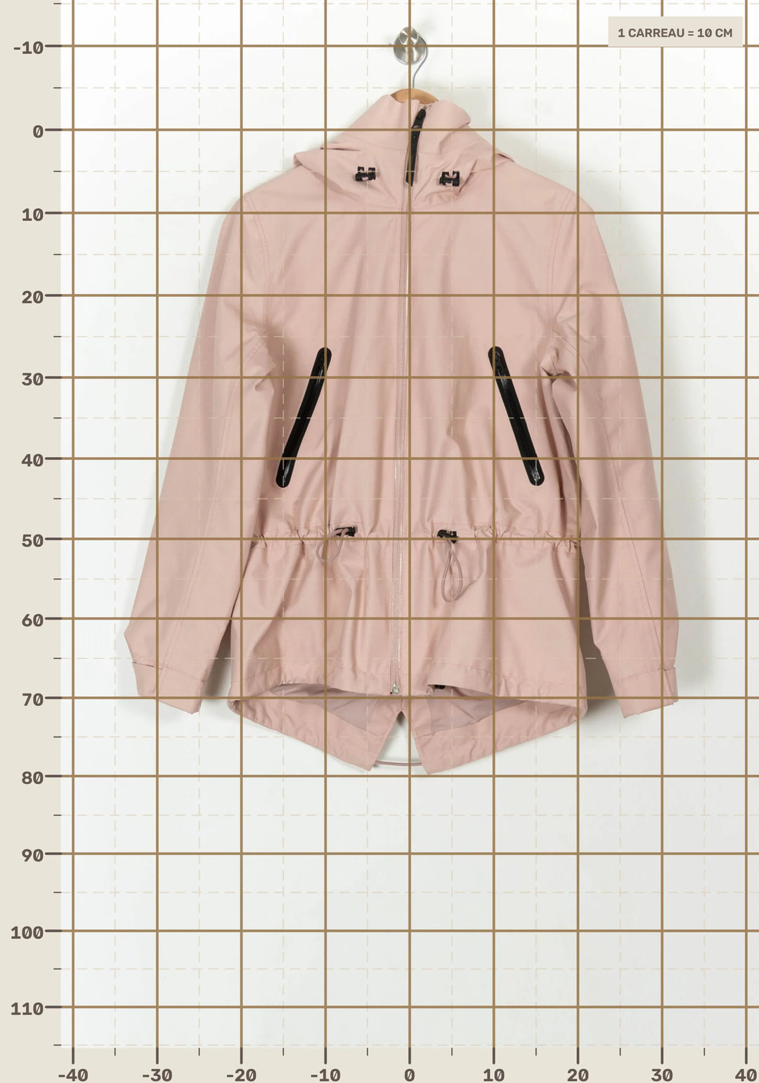 Parka Mi-longue Rose - Taille M/38 de la marque Aigle | PARAD119045 - Vendu par Paradigme - Image 4