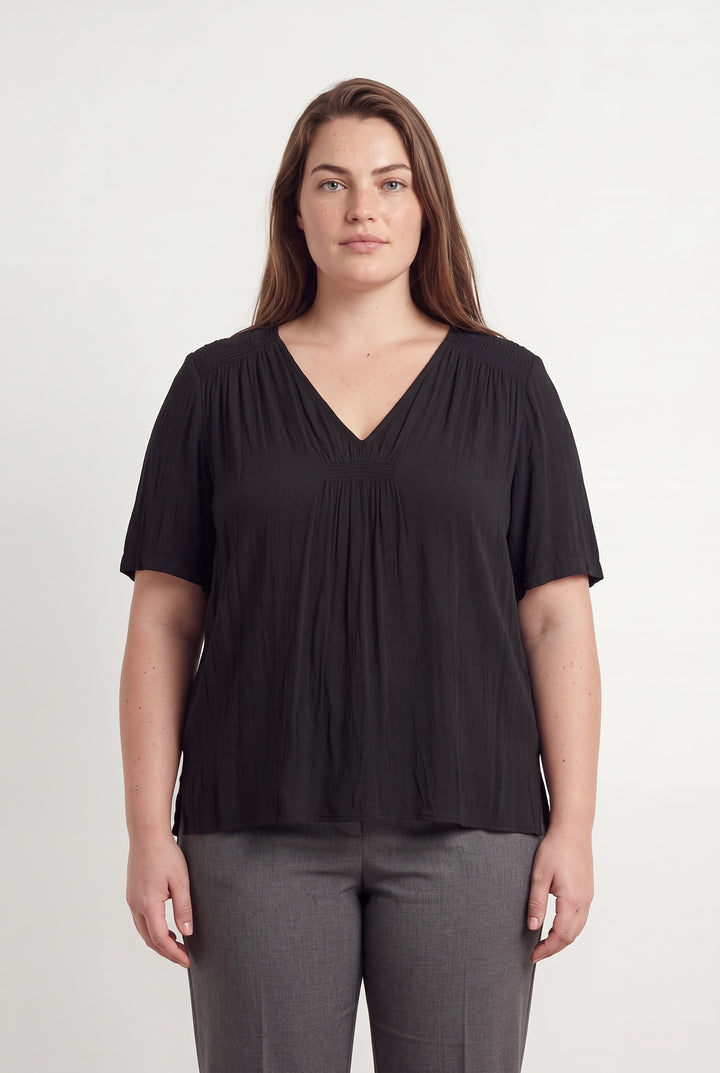 Blouse Noire - Taille XXL/44 de la marque IKKS | PARAD119047 - Vendu par Paradigme - Image 1