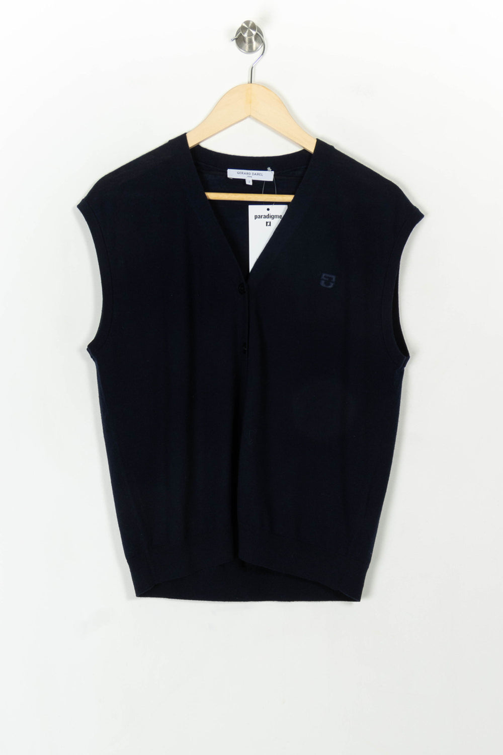 Gilet Bleu - Taille M/38 de la marque Gerard Darel | PARAD119049 - Vendu par Paradigme - Image 2