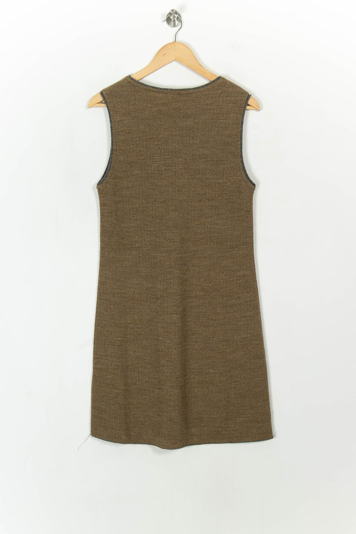 Robe Sans Manches Marron - Taille M/38 de la marque La Fée Maraboutée | PARAD119050 - Vendu par Paradigme - Image 5