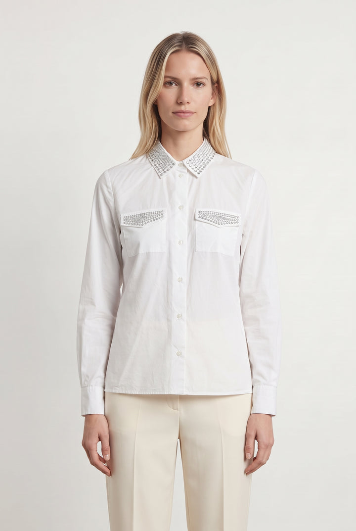 Chemise Blanche - Taille S/36 de la marque Maje | PARAD119055 - Vendu par Paradigme - Image 1