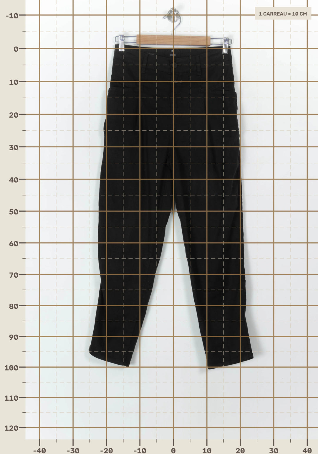 Pantalon Noir - Taille M/38 de la marque Closed | PARAD119056 - Vendu par Paradigme - Image 4