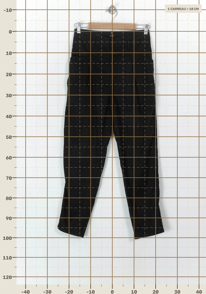 Pantalon Noir - Taille M/38 de la marque Closed | PARAD119056 - Vendu par Paradigme - Image 4