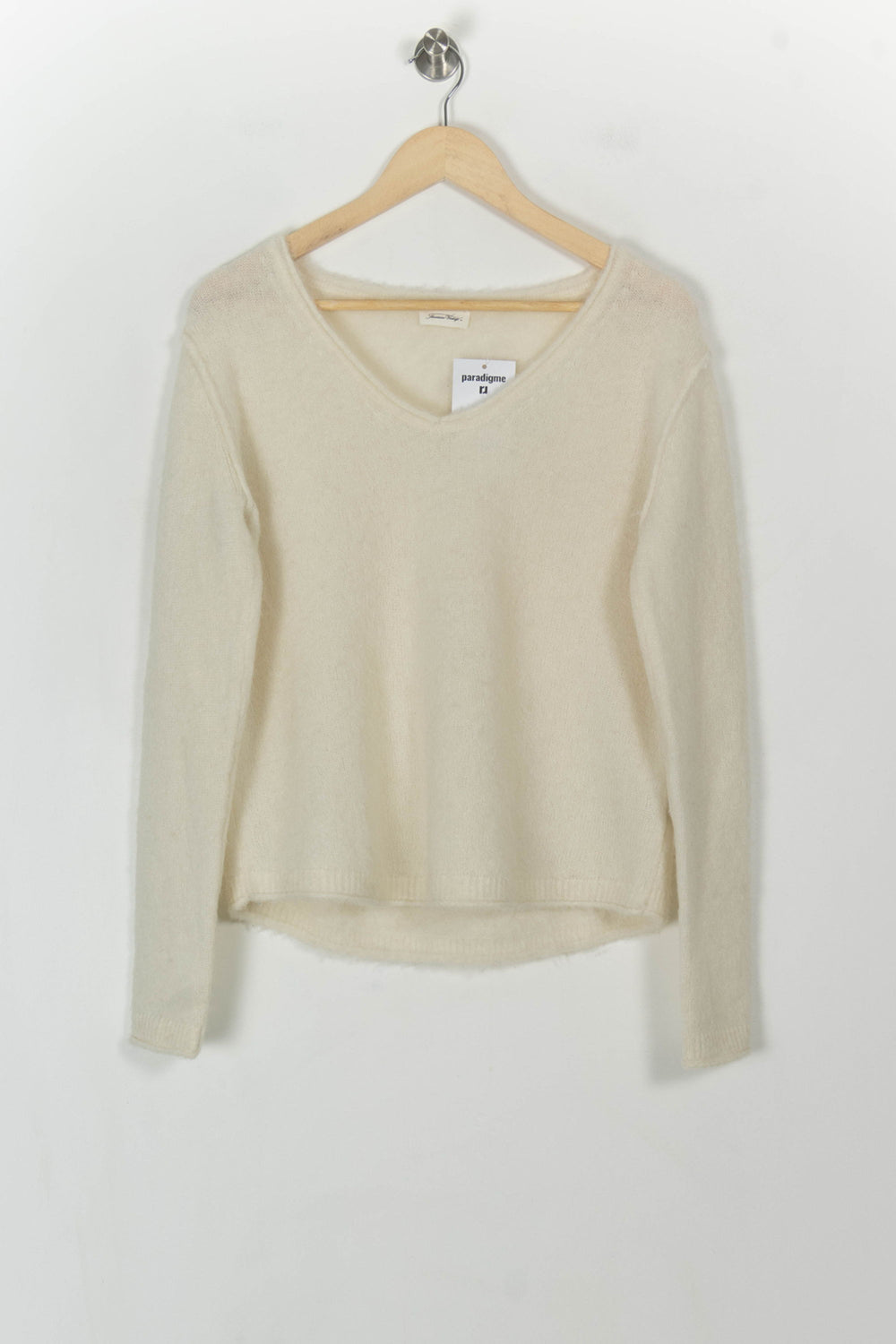 Pull Beige - Taille M/38 de la marque American Vintage | PARAD119057 - Vendu par Paradigme - Image 2