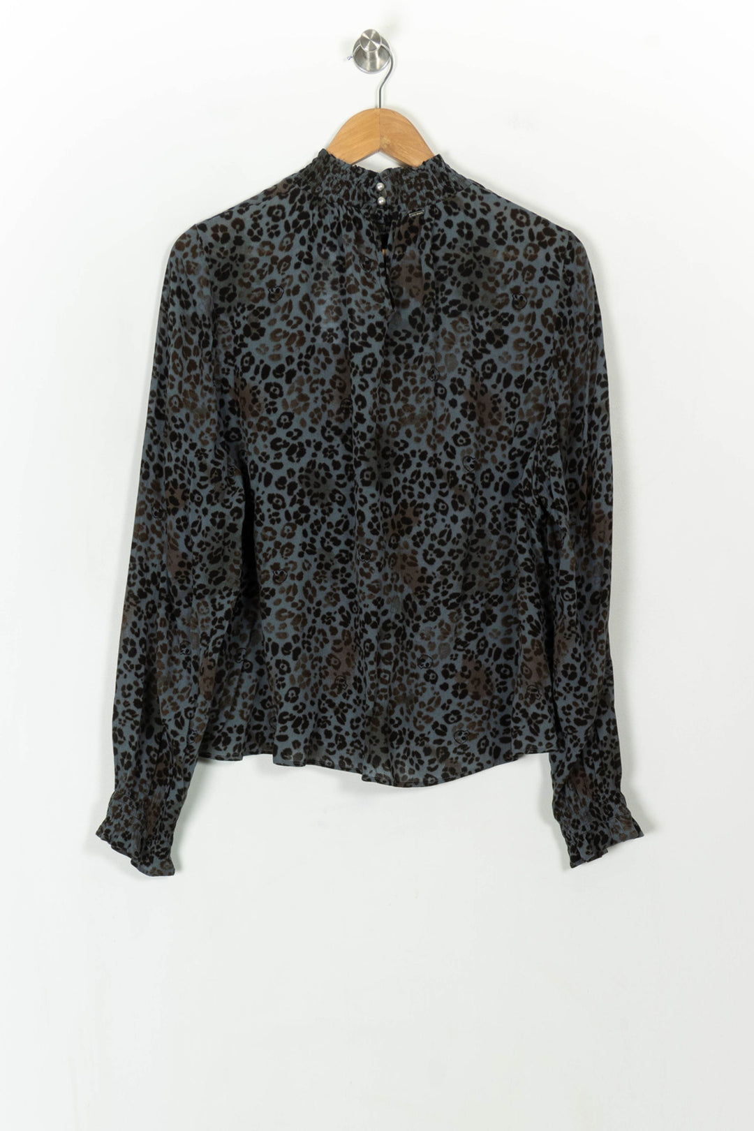 Blouse Léopard Noire et Marron - Taille XXL/44 de la marque IKKS | PARAD119058 - Vendu par Paradigme - Image 5
