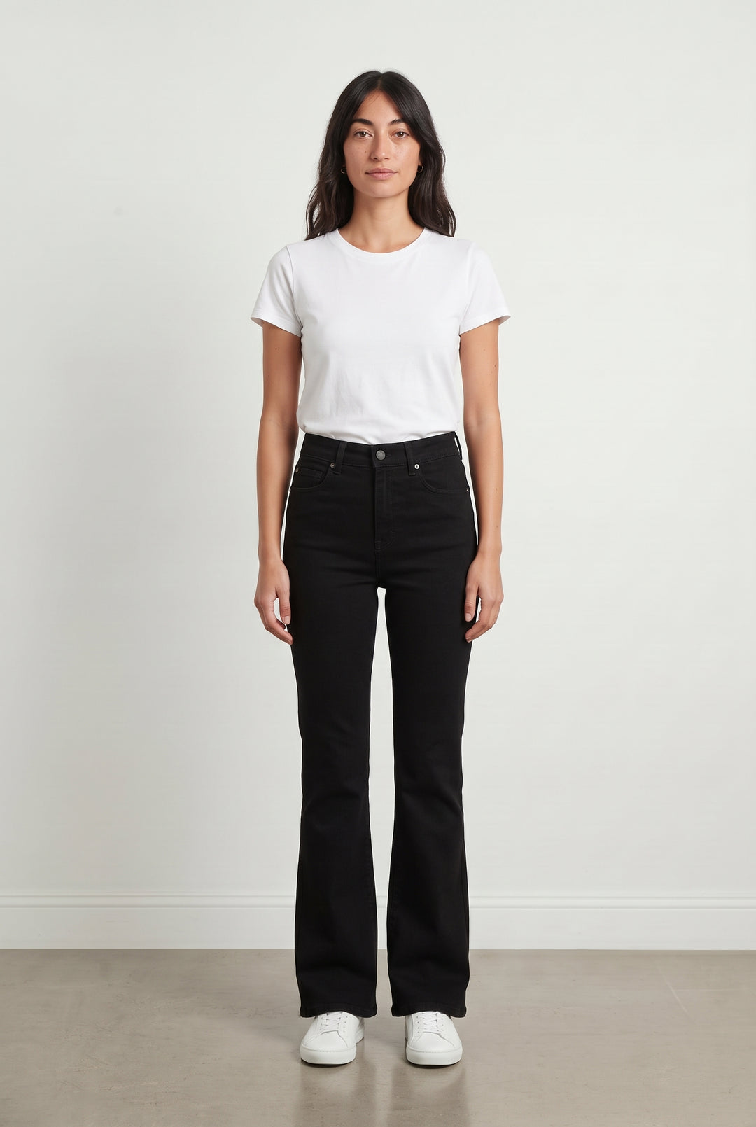 Jean Évasé Noir - Taille XS/34 de la marque One Step | PARAD119059 - Vendu par Paradigme - Image 1