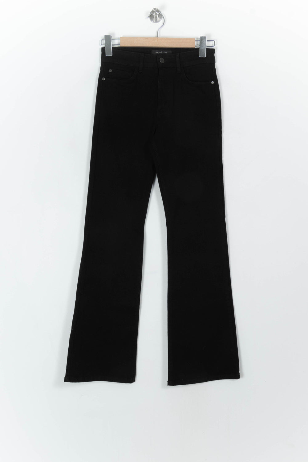 Jean Évasé Noir - Taille XS/34 de la marque One Step | PARAD119059 - Vendu par Paradigme - Image 2