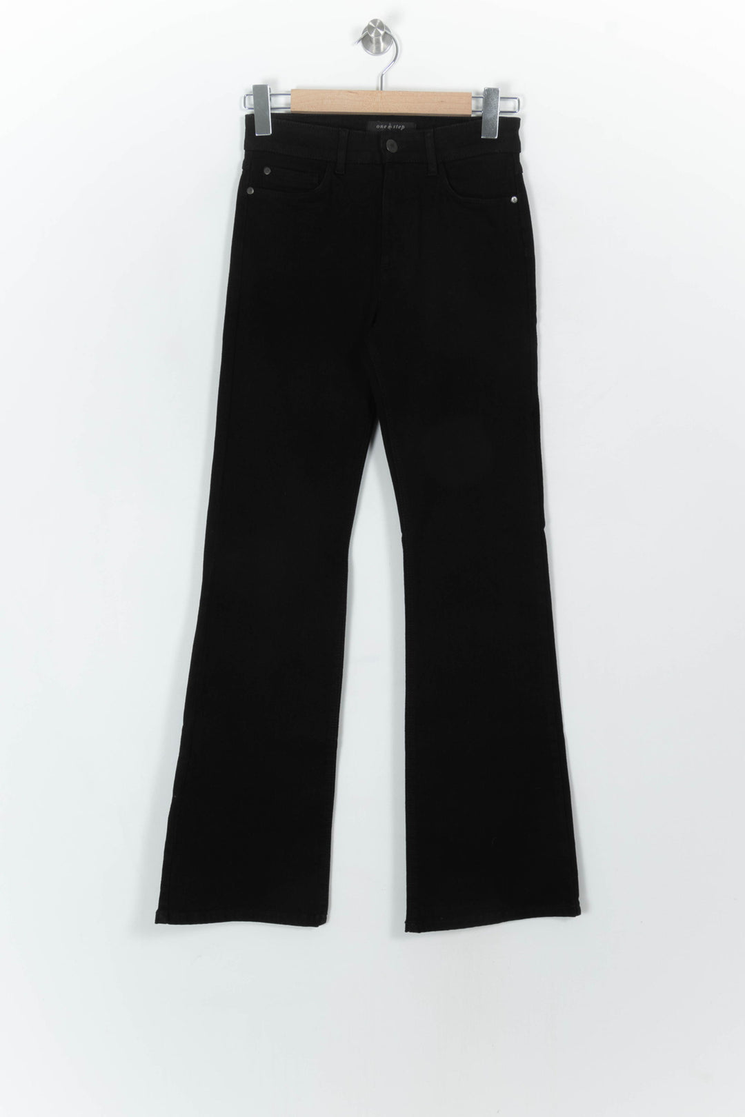 Jean Évasé Noir - Taille XS/34 de la marque One Step | PARAD119059 - Vendu par Paradigme - Image 2