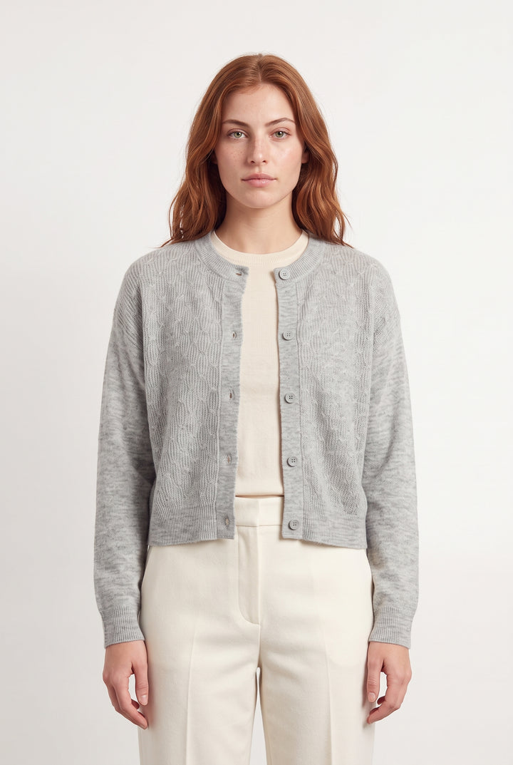 Cardigan Gris - Taille S/36 de la marque Comptoir des Cotonniers | PARAD119060 - Vendu par Paradigme - Image 1