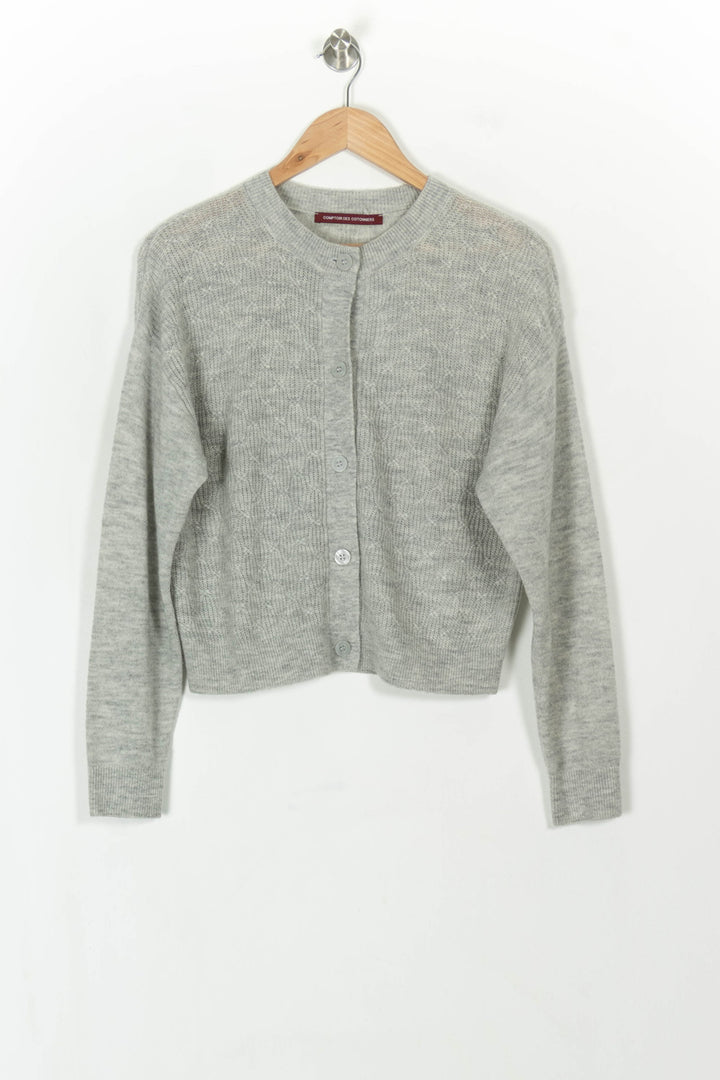 Cardigan Gris - Taille S/36 de la marque Comptoir des Cotonniers | PARAD119060 - Vendu par Paradigme - Image 2